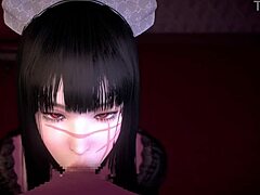 Why is Chainsaw Man chained in this hentai bondage?