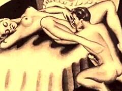 Retro Erotic Animation Unveils Vintage Cartoon Seduction Secrets