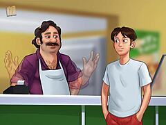 Hey, wanna dive into Summertime Saga 83 with this curvy milf?