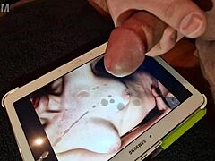 Watch me tribute Martina Fragola with cum? Stroking my cock hard for this amateur beauty!