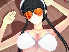 Yor Forger Spies in Bikini Pool Sex!