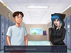 Hey, wanna dive into Summertime Saga 83 with this curvy milf?