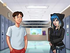 Hey, wanna dive into Summertime Saga 83 with this curvy milf?