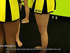 wvm 133 watching a cheer routine with excitement 😊