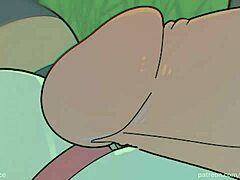 Purah and Paya suck Link's dick in anime style