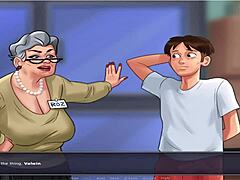 Summer Time Saga, I’m obsessed with this old busty character