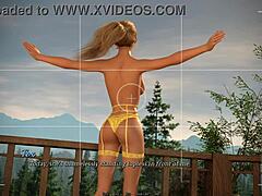 dreamland ep 16 outdoor footjob by beautiful blonde