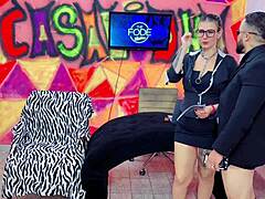 The Fode With Suzy And Diguinha Dj In Sheer And Red