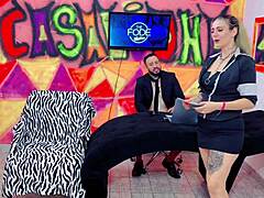 The Fode With Suzy And Diguinha Dj In Sheer And Red