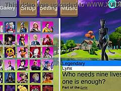 Fortnite parody porn game showcases curvy teen in hot sex scenes