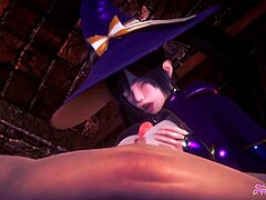 Genshin Impact 3D hentai shows Mona’s boobjob skills. She gets drilled in anime-style Japanese porn.