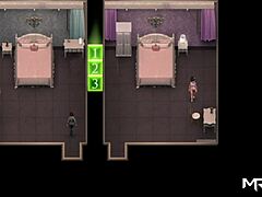 Cartoon porn with double vaginal penetration and 69 oral sex