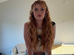 Redhead stepsis seduction: can I last in tight pussy?