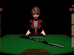 X Roulette 3 Teen Cartoon Gets Wild Cum Blast on Table