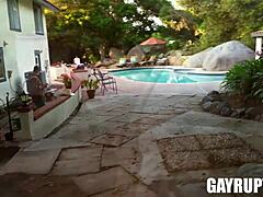 Carter woods bends over for nico coopa's big cock in doggystyle