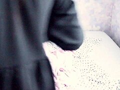 Stepdaughter sneaks into stepfather’s bed for taboo domination sex