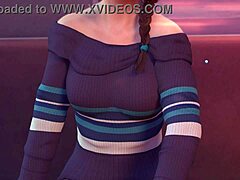 Hot secretary droid in 3D animated Area of Gray