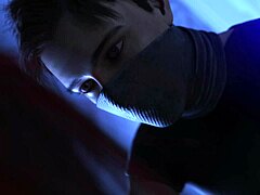 Redhead's big ass gets pounded by monster cock in game
