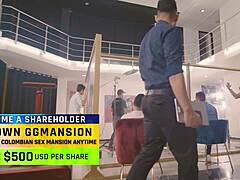 I get my toes sucked by brunette