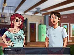 Dive into summertime saga 64 with cartoon characters and homemade anime adventures.