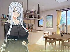 Caught my boss masturbating to my giant cock in summer clover harem 😏