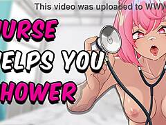 ASMR Nurse Cleans Your Cock in a Steamy Shower Roleplay Session