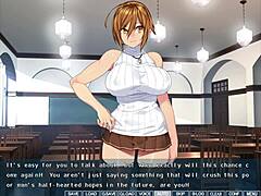 Kanobitch's heart pounds as she becomes a slut in episode 13, earning trust.