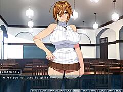 Kanobitch's heart pounds as she becomes a slut in episode 13, earning trust.