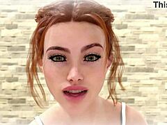 Karthik fucks Riley in his dream with blowjob and foot job.