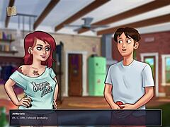 Dive into summertime saga 64 with cartoon characters and homemade anime adventures.