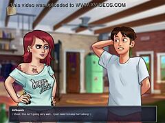 Dive into summertime saga 64 with cartoon characters and homemade anime adventures.