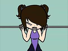 Animated Girl Wedgies Compilation Stuns in Wild Action