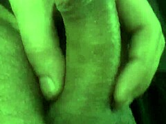 Hard huge cock dripping in the bathroom, come suck it now, you little slut!