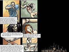 i'm seeing them babes get their pussies fucked in this cartoon, screaming so loud