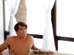 Holy cow! She seduces her virgin stepson for wild action!