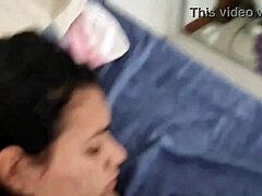 Stepbrother finds me in his bed and drills my wet pussy hard
