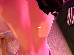 Ashley Date plays a house party game with her best friend in her room