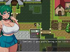 3D animated teen gets wet in Lost Lagoon harem game