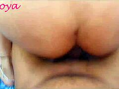 Zoya Bhabhi tries a thick black cock in her ass. She rides with pure homemade pleasure.