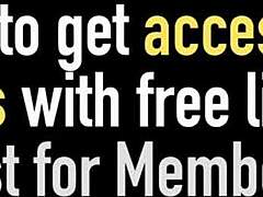 スリムなジェナ・ジャスティンがBBCローム・メジャーにアナルハメ！