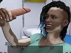 Black Virgin's Desperate Desire For Cum In Space