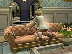 Judith ward enjoys the sexy woman in 3d cartoon