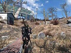 In Fallout 4, Katsu explores the vast Commonwealth with adventure.