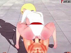 Power Girl Fucks Superman Naked Hard.