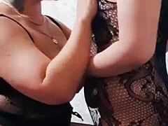 Stepmom’s Big Ass Begs Stepdaughter for Wild Pussy Fucking