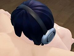 Секс-андроид буйствует с интенсивным действием в сцене хентая. Звезда Малокс!