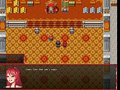 harem in another world game episode 1 seducing the redhead girl