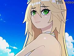 Blazblue hentai uncensored beach fucking