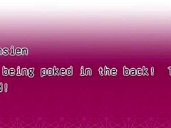 I ride her big ass in cowgirl. She cums from my creampie.