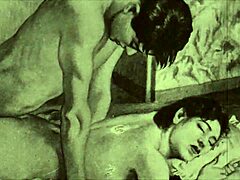 gotta see these vintage erotic drawings, totally wild stuff